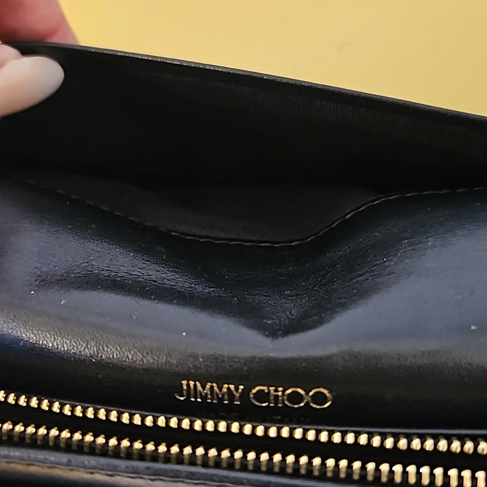 EUC Jimmy Choo Snakeskin Continental Wall in Hot Pink w/ COA - Picture 6 of 15